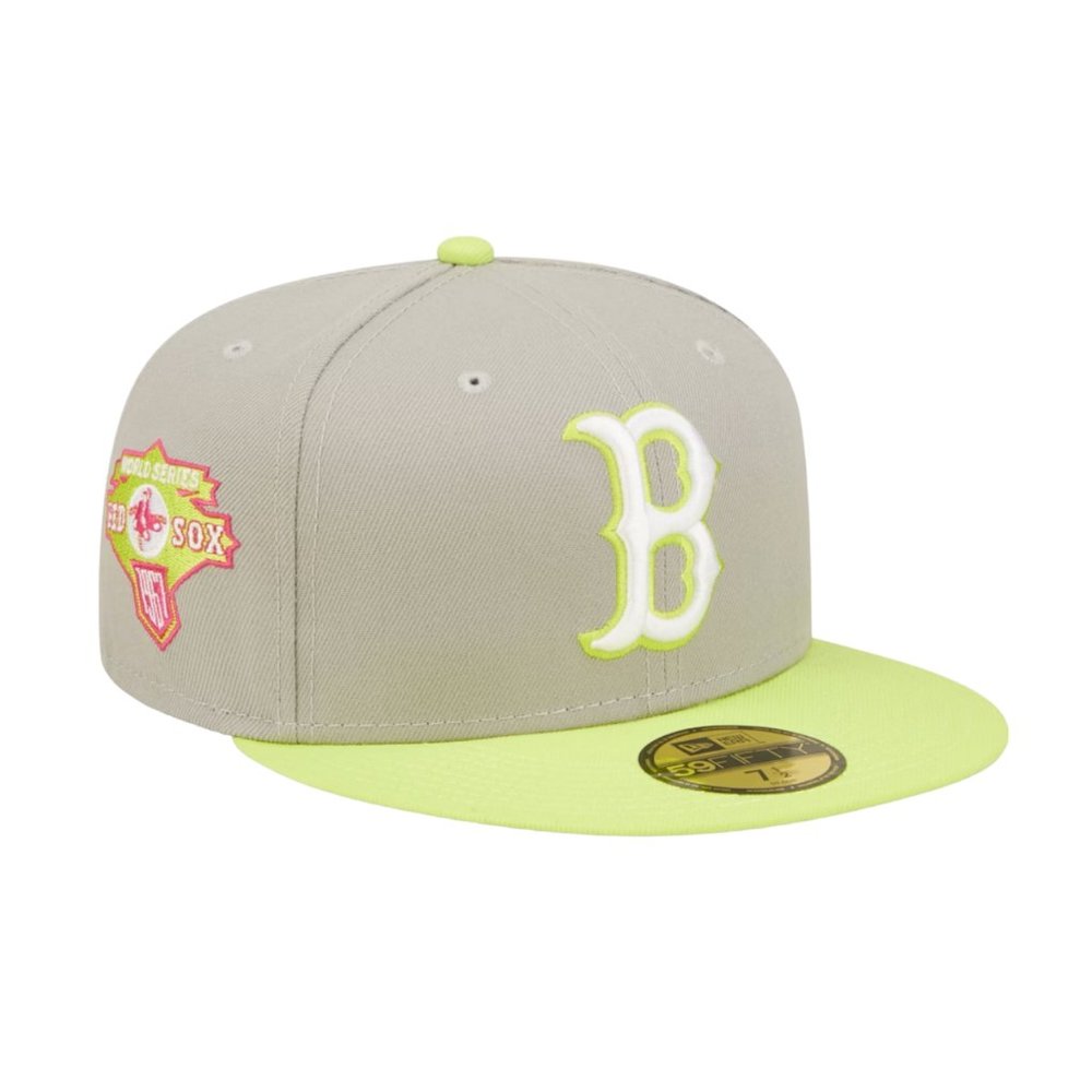New Era Boston Red Sox ICON Pack 59FIFTY Fitted Hat 1967 WS Patch 7 7/8 - Picture 2 of 6